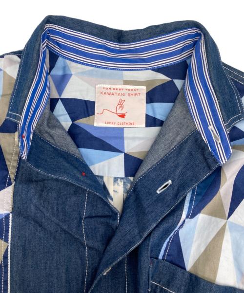 KAWATANI SHIRT（カワタニシャツ）kawatani shirt (カワタニシャツ) シャツワンピース ブルー サイズ:無しの古着・服飾アイテム