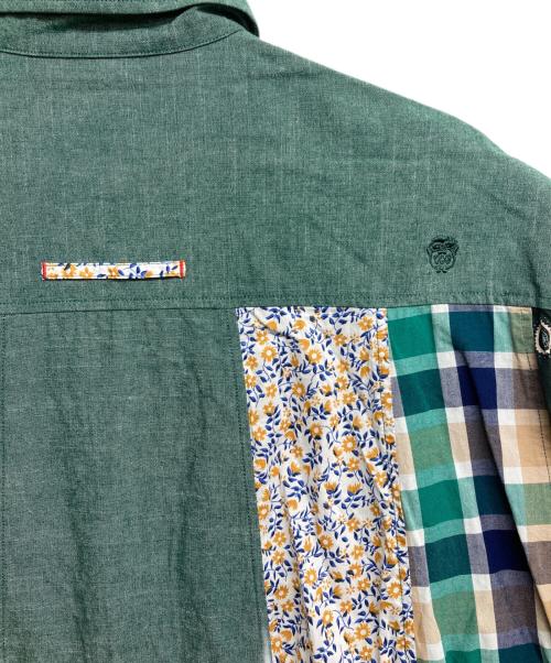 KAWATANI SHIRT（カワタニシャツ）kawatani shirt (カワタニシャツ) シャツワンピース グリーン サイズ:Mの古着・服飾アイテム