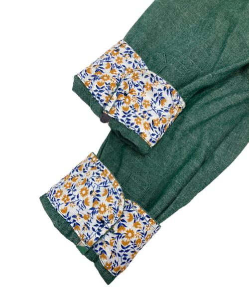 KAWATANI SHIRT（カワタニシャツ）kawatani shirt (カワタニシャツ) シャツワンピース グリーン サイズ:Mの古着・服飾アイテム