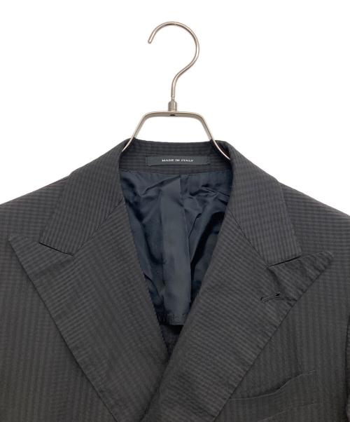 TAGLIATORE（タリアトーレ）TAGLIATORE (タリアトーレ) ウールシルクダブルブレストジャケット ブラック サイズ:44の古着・服飾アイテム