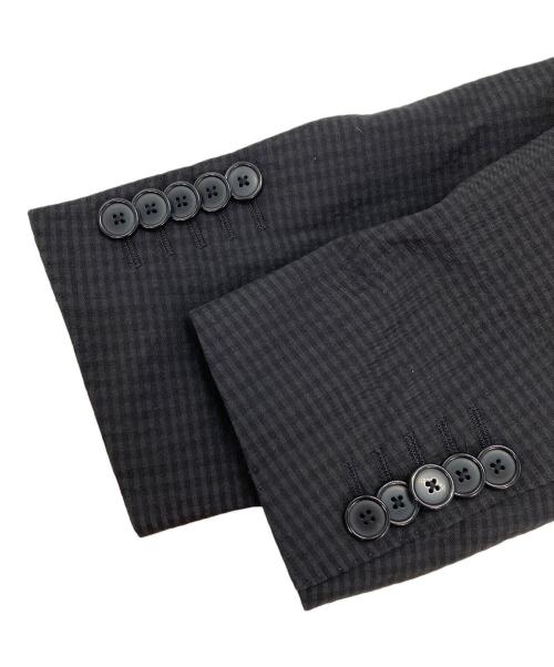 TAGLIATORE（タリアトーレ）TAGLIATORE (タリアトーレ) ウールシルクダブルブレストジャケット ブラック サイズ:44の古着・服飾アイテム