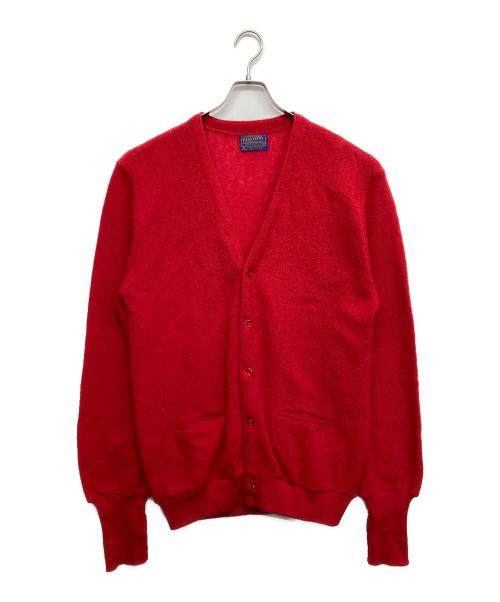 PENDLETON（ペンドルトン）PENDLETON (ペンドルトン) 70ｓカーディガン レッド サイズ:Lの古着・服飾アイテム