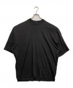 JIL SANDERジルサンダー）の古着「モックネックTシャツ」｜ブラック