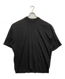 JIL SANDER（ジルサンダー）の古着「モックネックTシャツ」｜ブラック