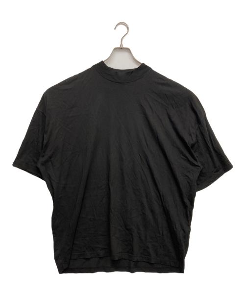 JIL SANDER（ジルサンダー）JIL SANDER (ジルサンダー) モックネックTシャツ ブラック サイズ:Mの古着・服飾アイテム