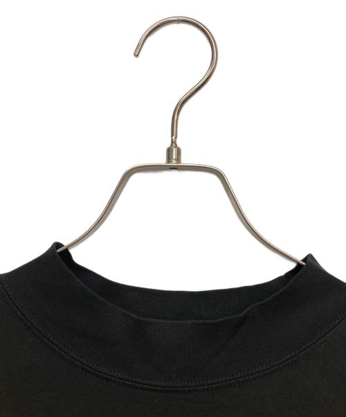 JIL SANDER（ジルサンダー）JIL SANDER (ジルサンダー) モックネックTシャツ ブラック サイズ:Mの古着・服飾アイテム