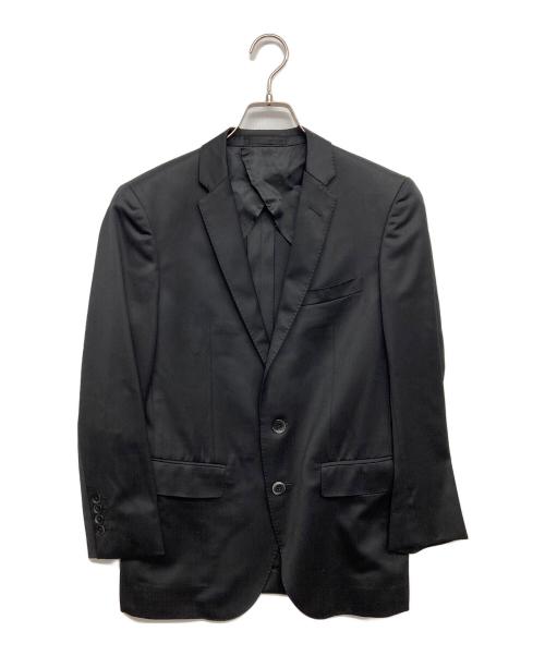 nano・universe（ナノ・ユニバース）nano・universe (ナノ・ユニバース) テーラードジャケット ブラック サイズ:44の古着・服飾アイテム