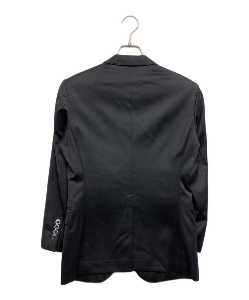 nano・universe（ナノ・ユニバース）nano・universe (ナノ・ユニバース) テーラードジャケット ブラック サイズ:44の古着・服飾アイテム