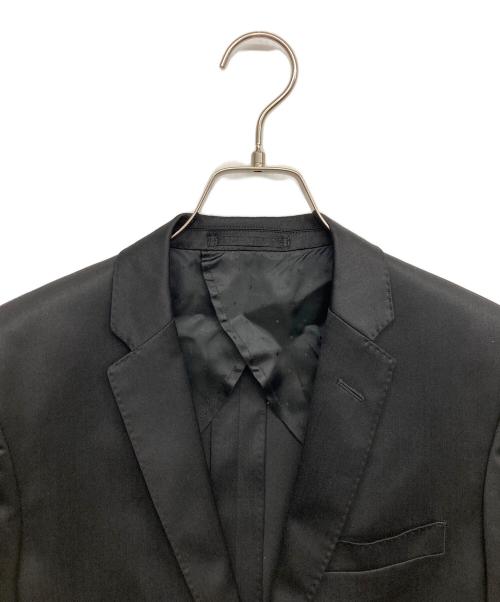 nano・universe（ナノ・ユニバース）nano・universe (ナノ・ユニバース) テーラードジャケット ブラック サイズ:44の古着・服飾アイテム