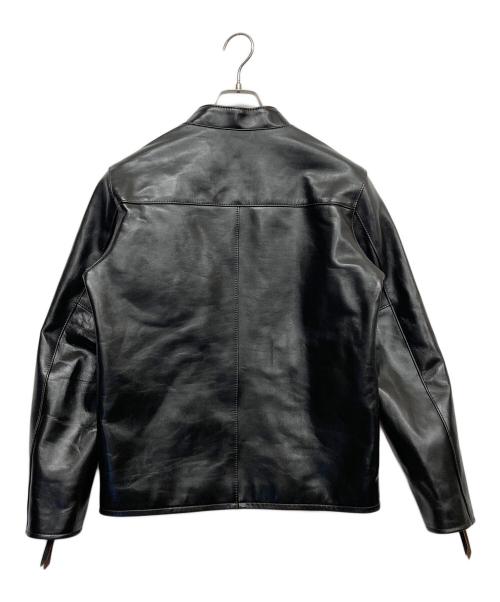 Y'2 leather（ワイツーレザー）Y'2 leather (ワイツーレザー) ホースレザージャケット ネイビー サイズ:36の古着・服飾アイテム