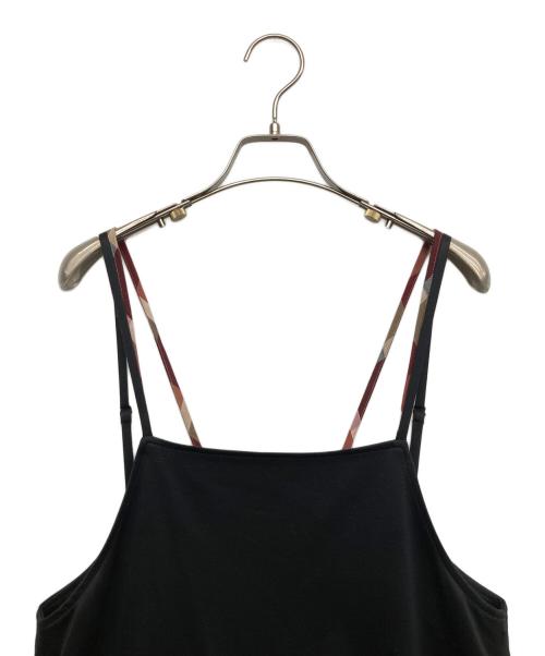 BLUE LABEL CRESTBRIDGE（ブルーレーベルクレストブリッジ）BLUE LABEL CRESTBRIDGE (ブルーレーベルクレストブリッジ) ノースリーブワンピース ブラック サイズ:38の古着・服飾アイテム