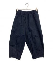 HUIS.（ハウス）の古着「バフクロスバルーンパンツ」｜ネイビー
