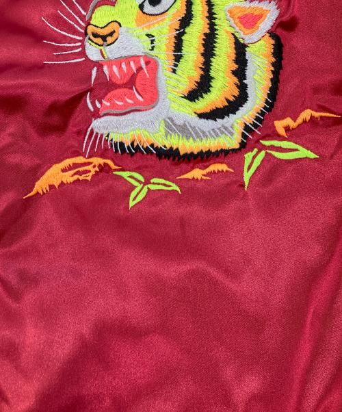 A BATHING APE（ア ベイシング エイプ）A BATHING APE (ア ベイシング エイプ) スーベニアジャケット レッド サイズ:Lの古着・服飾アイテム