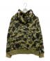 A BATHING APE (ア ベイシング エイプ) 1stカモグリーンリバーシブルフルジップパーカー グレー×グリーン サイズ:L：18000円