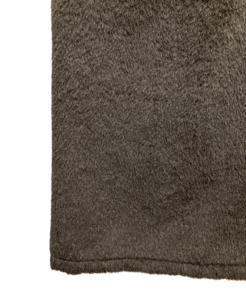 soerte（ソエルテ）soerte (ソエルテ) WOOL BLEND SHAGGY OVERコート ブラック サイズ:3の古着・服飾アイテム