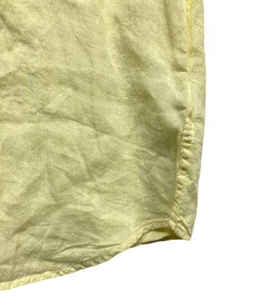 DIESEL（ディーゼル）DIESEL (ディーゼル) 半袖リネンシャツ イエロー サイズ:Mの古着・服飾アイテム