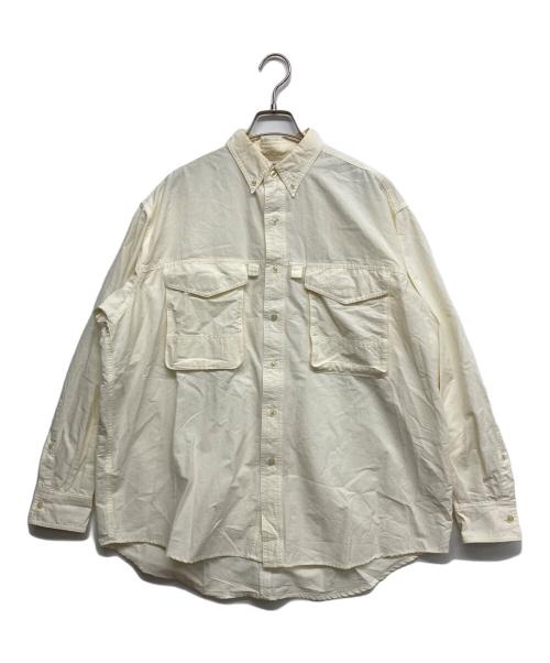 L.L.Bean（エルエルビーン）L.L.Bean (エルエルビーン) フライフィッシングシャツ アイボリー サイズ:Mの古着・服飾アイテム