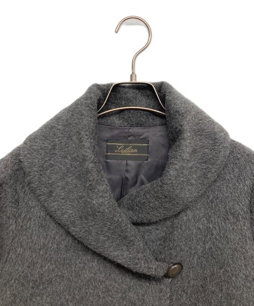 Leilian（レリアン）LEILIAN (レリアン) アルパカブレンドコート グレー サイズ:9の古着・服飾アイテム