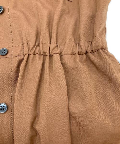 UNTITLED（アンタイトル）UNTITLED (アンタイトル) 長袖ワンピース ブラウン サイズ:2の古着・服飾アイテム