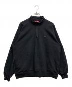 SUPREMEシュプリーム）の古着「スモールボックスロゴ ハーフジップ プルオーバー」｜ブラック
