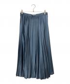 UNTITLEDアンタイトル）の古着「プリーツスカート」｜ブルー