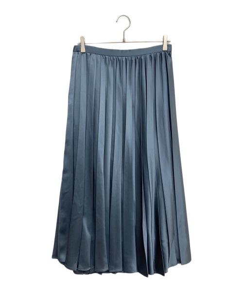 UNTITLED（アンタイトル）UNTITLED (アンタイトル) プリーツスカート ブルー サイズ:4の古着・服飾アイテム