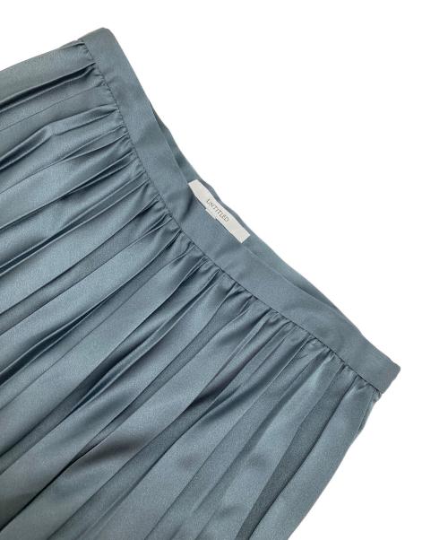 UNTITLED（アンタイトル）UNTITLED (アンタイトル) プリーツスカート ブルー サイズ:4の古着・服飾アイテム