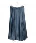 UNTITLED（アンタイトル）の古着「プリーツスカート」｜ブルー
