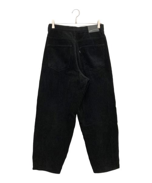 LAD MUSICIAN（ラッドミュージシャン）LAD MUSICIAN (ラッドミュージシャン) コーデュロイワイドテーパードパンツ ブラック サイズ:42の古着・服飾アイテム