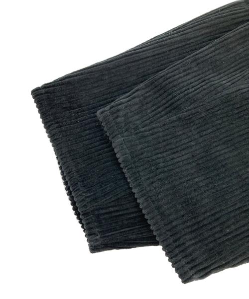 LAD MUSICIAN（ラッドミュージシャン）LAD MUSICIAN (ラッドミュージシャン) コーデュロイワイドテーパードパンツ ブラック サイズ:42の古着・服飾アイテム