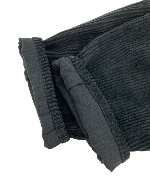 LAD MUSICIAN（ラッドミュージシャン）LAD MUSICIAN (ラッドミュージシャン) コーデュロイワイドテーパードパンツ ブラック サイズ:42の古着・服飾アイテム