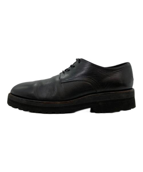 LAD MUSICIAN（ラッドミュージシャン）LAD MUSICIAN (ラッドミュージシャン) ROUND TOE SHOESレザーシューズ ブラック サイズ:44の古着・服飾アイテム