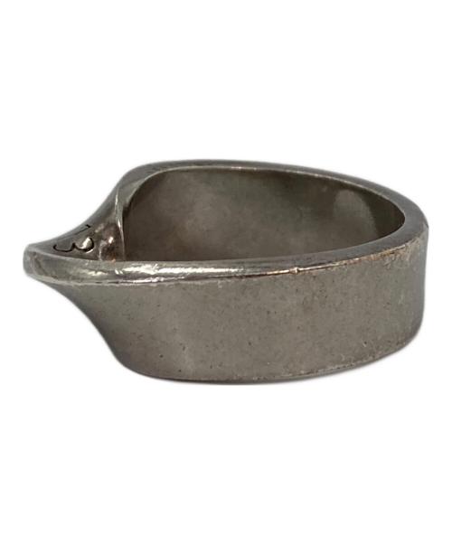 Maison Margiela（メゾンマルジェラ）Maison Margiela (メゾンマルジェラ) ナンバリングツイストリング シルバー サイズ:18号の古着・服飾アイテム