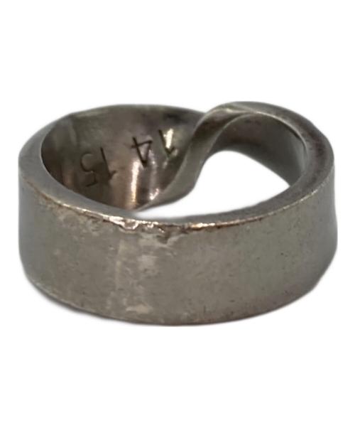 Maison Margiela（メゾンマルジェラ）Maison Margiela (メゾンマルジェラ) ナンバリングツイストリング シルバー サイズ:18号の古着・服飾アイテム