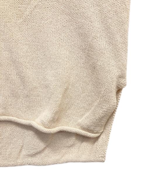 GALLARDA GALANTE（ガリャルダガランテ）GALLARDA GALANTE (ガリャルダガランテ) 深Vニットプルオーバー ベージュ サイズ:Fの古着・服飾アイテム