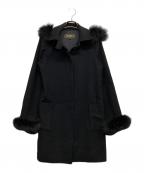 avidoアヴィッド）の古着「カシミヤコート」｜ブラック