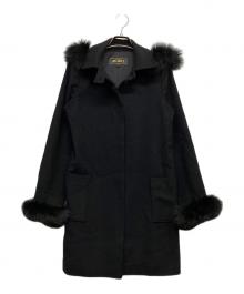 avido（アヴィッド）の古着「カシミヤコート」｜ブラック