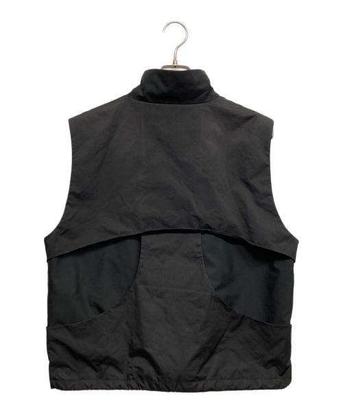 AVALONE（アヴァロン）AVALONE (アヴァロン) HIGH TECH MATERIAL OVERLAP VEST ブラック サイズ:2の古着・服飾アイテム