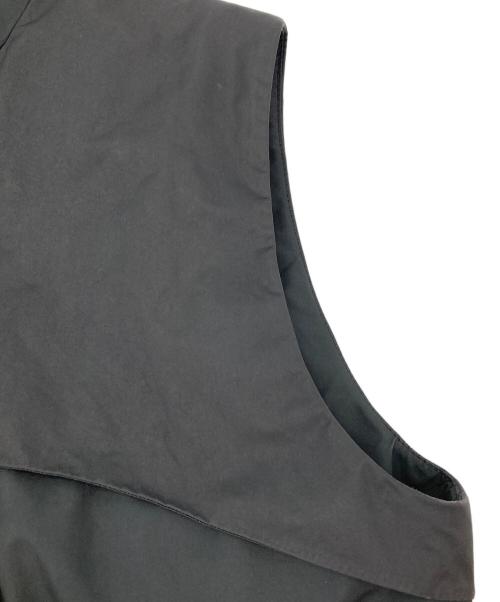 AVALONE（アヴァロン）AVALONE (アヴァロン) HIGH TECH MATERIAL OVERLAP VEST ブラック サイズ:2の古着・服飾アイテム