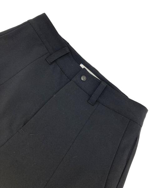 AVALONE（アヴァロン）AVALONE (アヴァロン) VIRGIN WOOL MIX OVERLAP WiDE TROUSERS ブラック サイズ:1の古着・服飾アイテム