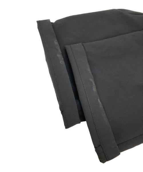 AVALONE（アヴァロン）AVALONE (アヴァロン) VIRGIN WOOL MIX OVERLAP WiDE TROUSERS ブラック サイズ:1の古着・服飾アイテム