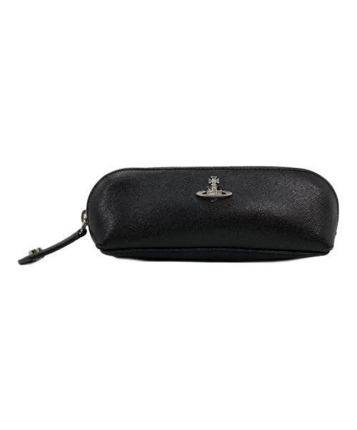 Vivienne Westwood（ヴィヴィアンウエストウッド）Vivienne Westwood (ヴィヴィアンウエストウッド) DIAMANTE ORB PENCIL CASE ブラックの古着・服飾アイテム