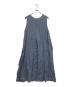 nest Robe (ネストローブ) リネンタックノースリーブワンピース ブルー サイズ:F：14000円