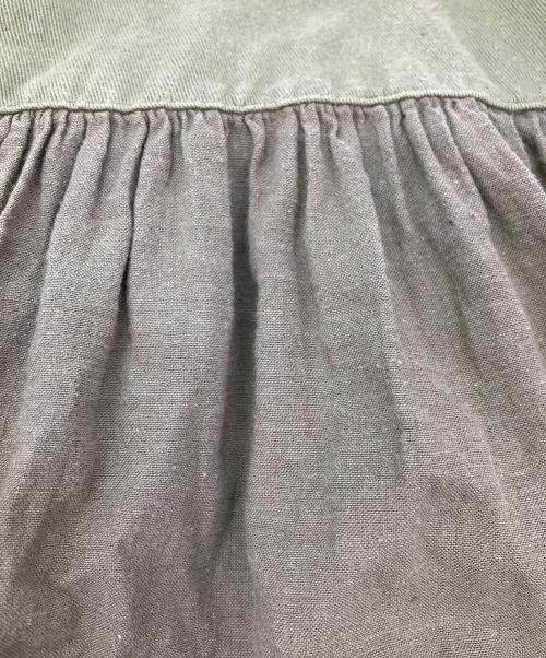 nest Robe（ネストローブ）nest Robe (ネストローブ) チノコンビサロペットワンピース カーキ サイズ:Fの古着・服飾アイテム