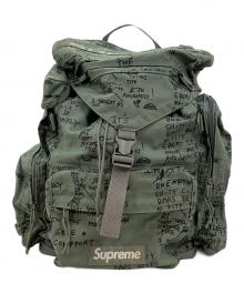 SUPREME（シュプリーム）の古着「Field Backpack Olive Gonz」｜カーキ