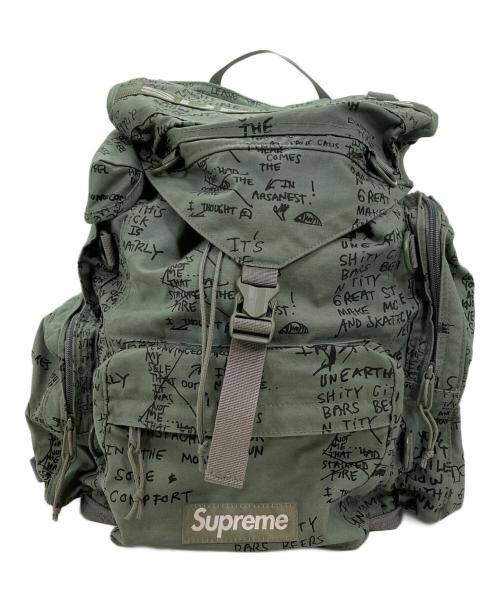 SUPREME（シュプリーム）Supreme (シュプリーム) Field Backpack Olive Gonz カーキの古着・服飾アイテム