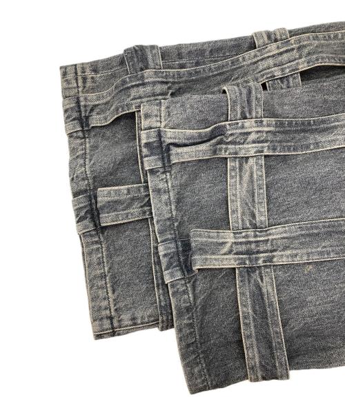 SUGARHILL（シュガーヒル）SUGARHILL (シュガーヒル) CAGED DENIM PANTS グレー サイズ:32の古着・服飾アイテム