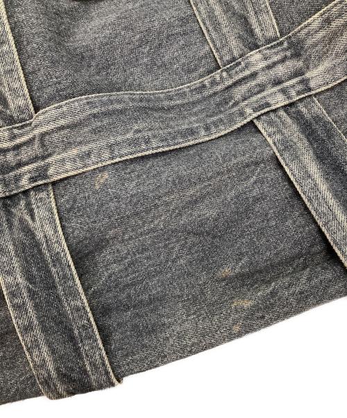 SUGARHILL（シュガーヒル）SUGARHILL (シュガーヒル) CAGED DENIM PANTS グレー サイズ:32の古着・服飾アイテム