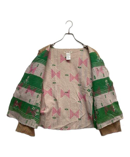 ARTISAV VINTAGE（アルティサブ ヴィンテージ）ARTISAV VINTAGE (アルティサブ ヴィンテージ) KANTAノーカラージャケット ベージュ サイズ:無しの古着・服飾アイテム