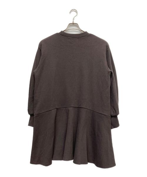 Snidel（スナイデル）Snidel (スナイデル) スウェットミニワンピース ブラウン サイズ:FREE 未使用品の古着・服飾アイテム